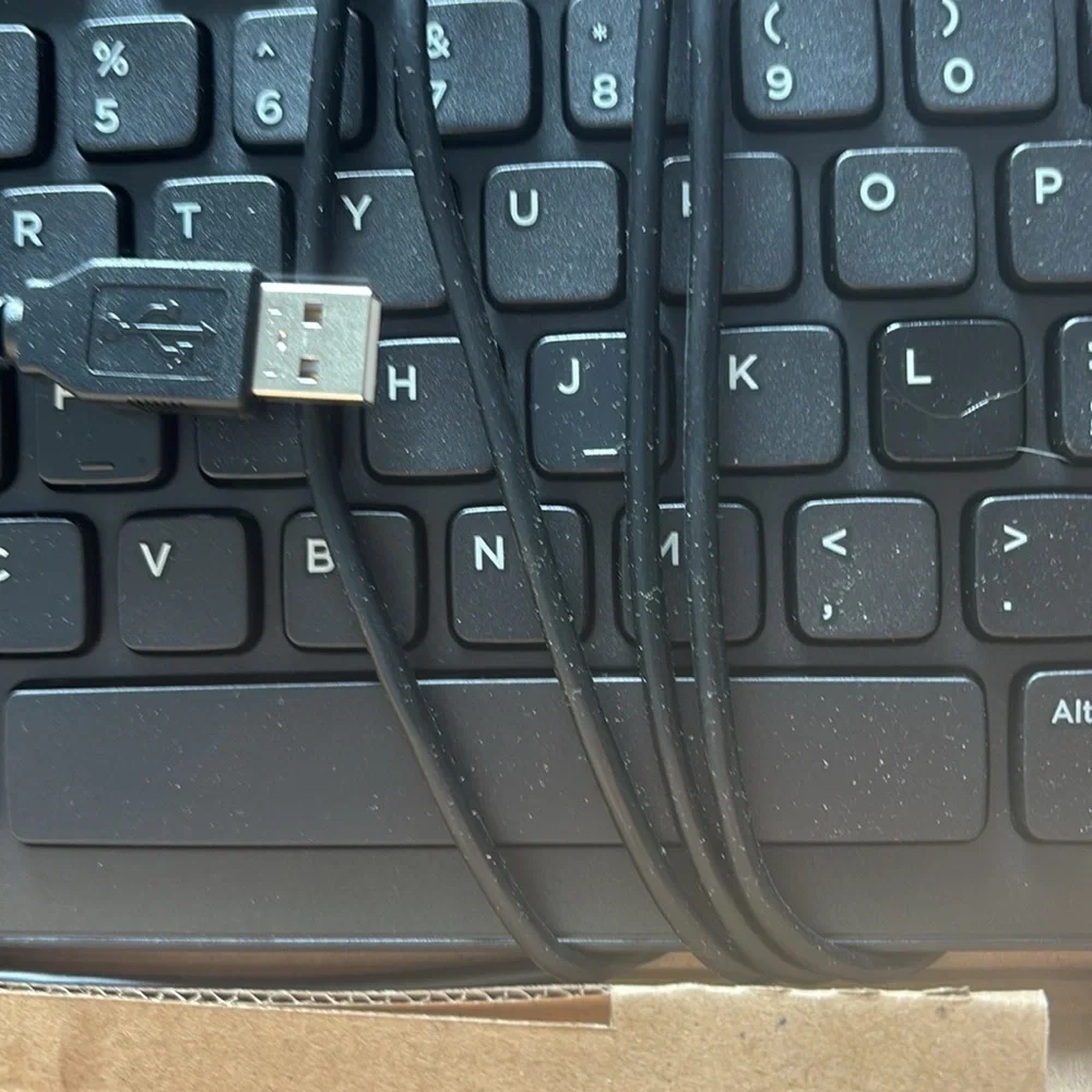Dell Full-size Wired Membrane Keyboard - Black